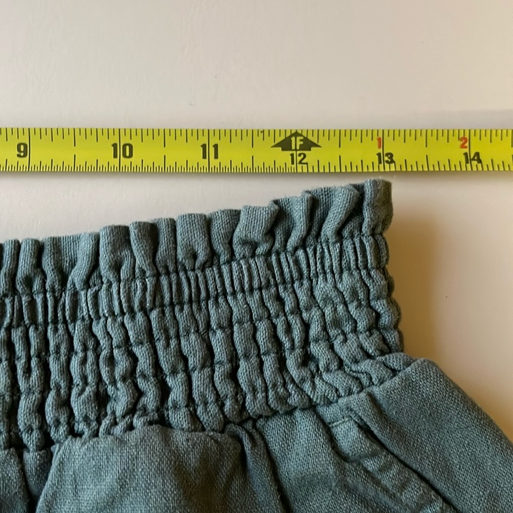 Universal Thread Green Linen Blend Pull On Shorts - image 6